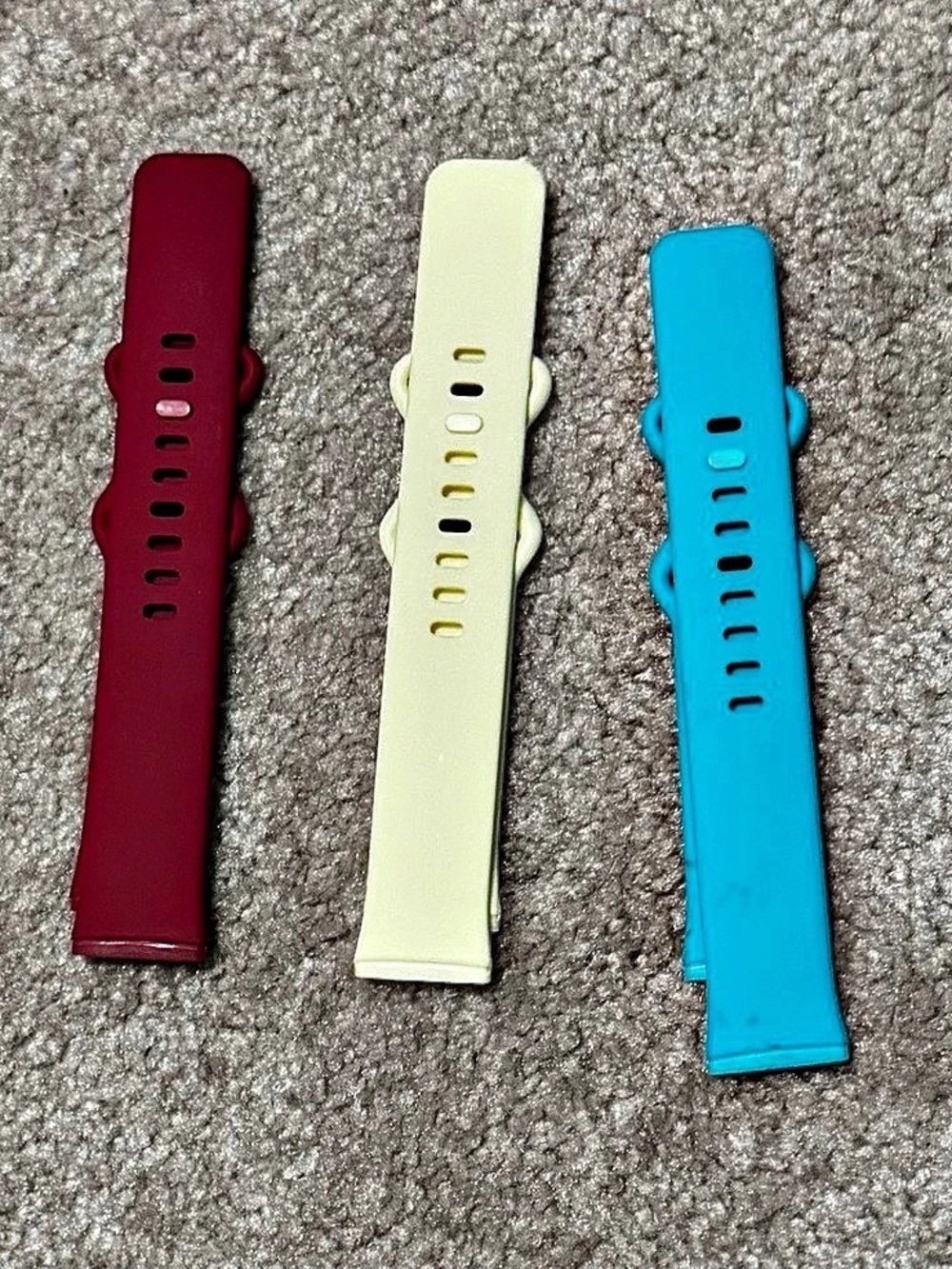 Replacement Wristbands Blue, yellow & Red for fitbit sense 1